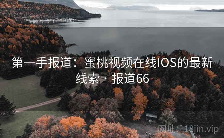 第一手报道：蜜桃视频在线IOS的最新线索 · 报道66