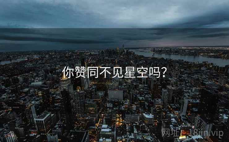 你赞同不见星空吗？